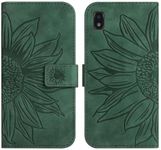 Compatible with ZTE Blade L210 4G Cover,Compatible with ZTE Blade L210 4G Flip Kickstand Card Slots Magnetic Closure Phone Case Green