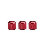 Alnicov Guitar Control Knobs Tone Volume Metal Dome Knobs for Electric Guitar Bass Replacement Parts 3Pcs Red