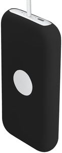 kwmobile Case Compatible with Apple Vision Pro Battery Case - Silicone Holder Protective Cover - Black