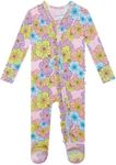 Posh Peanut Kourtney - Footie Ruffled Zippered One Piece - Newborn