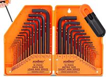 31-Piece Hex Key Set | Allen Wrench Set | Metric (0.7mm-10mm) & Imperial (0.028"-3/8") | Durable & Precise | Ideal for DIY and Professionals