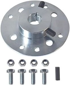 CPVNQMDG Steel Sprocket Hub for Go Kart 3/4" Bore & 3/16" Keyway for Mini Bike 212cc 196cc 6.5hp Dune Buggies Drift Trike Heavy Duty Go Kart Cart with Hardware Kit