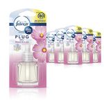 Febreze Ambi Pur Air Freshener Plug-In Diffuser Refill, Odour Eliminator, Blossom & Breeze, 120 ml (20 x 6)