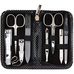 3 Swords Germany - manicure pedicure set kit with glass and sapphire nail file (203)