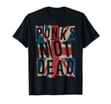 Punks Not Dead - Vintage - UK London Flag - Punk Is Not Dead T-Shirt