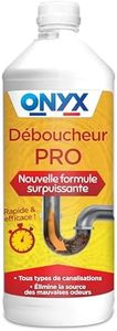 Onyx - Déboucheur Canalisation Professionnel - Formule Professionnelle & Surpuissante - Rapide et efficace - Fabrication Française - 1L