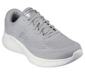 Skechers Mens Skech-LITE PRO - Broadside Grey Casual Lace Up Shoe