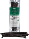 SPICEEL 10 Madagascar Vanilla Beans Whole Grade A Vanilla Pods for Making Vanilla Extract, Fresh Gourmet Whole Pods