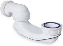 Waters - Slim, Adjustable Bath Trap. Fits Between The Bath and Floor (min Space Requirement 95mm)