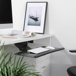 RICOO PC Keyboard Tray Tilt Swivel 