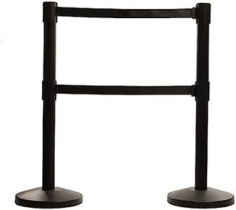 US Weight - ADA Compliant Dual Belt Stanchions for Crowd Control, Easy Connect Assembly, Premium Crowd Control Barriers, 2-Pack Stanchion Set from US Weight