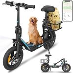 Gyrocopters Zeno Electric Scooter for Adults & Teens | UL2272 Safe Escooter with GPS Tracker & Basket | Peak 500W Motor 14" | Speed up to 25Km/h Range up to 25Km, E-Scooter with Adjustable Seat