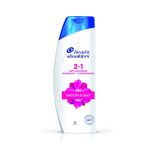 Head & Shoulders 2-in-1 Smooth and Silky Anti Dandruff Shampoo + Conditioner for Women & Men, With Almond Milk (340 ml)