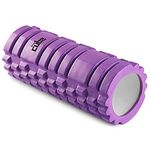 The Cube Club High Density Foam Roller for Back Pain Exercise | Home Back Roller for Muscle Recovery Deep Tissue Massage Roller for Stretching Therapy (Pink)