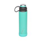 ECOVESSEL Boulder-24oz Triple Insulated Stainless Steel Hot or Cold Drinking Bottle , Aqua Breeze