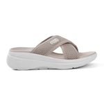 SOLETHREADS HUSH Slides for Women| Stylish | Comfy | Super soft | Ultra-Light | Phylon | Slippers | Flip Flops for Women|VANILLA CREAM|UK 7