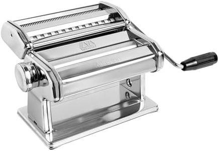 Marcato Atlas 180 Classic Maquina para Hacer Pasta, Acero Cromado, Silver, 24 X 20 X 15.5 Cm