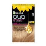 Garnier Olia Permanent Hair Dye, Up to 100% Grey Hair Coverage, No Ammonia, 60% Oils, 9.0 Light Blonde