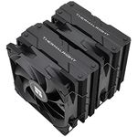 Thermalright Peerless Assassin 120 Black CPU Air Cooler, 6 Heat Pipes, Dual 120mm TL-C12B PWM Fan, Aluminium Heatsink Cover, AGHP Technology, for AMD AM4/Intel LGA 1700/1150/1151/1200/2066/2011