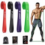 LEEKEY Resistance Bands, Exercise Bands Pull Up Assist Bands - Workout Bands Set - Mobility Band Powerlifting Bands for Men and Women Fitness Training, Physical Therapy,Home Workouts