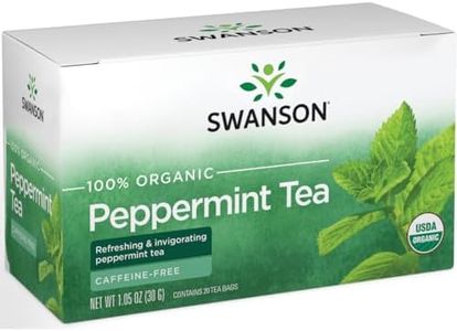Swanson 100% Certified Organic Peppermint Tea 20 Bag(S)