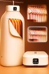 Portable Clothes Warmer Machine – Mini Electric Laundry & Towel Warmer with Automatic Heater, Hanger & Storage Bag – Ideal for Baby Clothes, Travel & Home Use