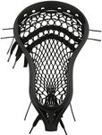 StringKing Men's Legend Senior Lacrosse Head Strung with Type 3s Mesh (Black/Black)