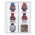 Mercurydean Award Medal Binder Pages Organizer Storage Display for Award Medals - 3 Pack for 18 Medals Total