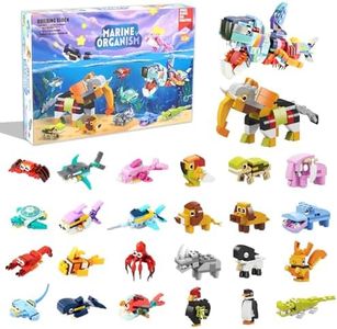 Calendrier de l'avent 2024 Enfant, Blocs de Construction de Noël Jouets de Compte à Rebours de 24 Jours Cadeau Surprise de Compte à Rebours Noël 12 en 1 pour Enfants, Garçons et Filles 3+