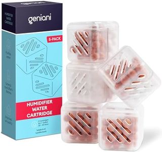 Humidifier Water Cartridge (5-Pack) Compatible with LEVOIT, GENIANI, EVERLASTING, Universal Humidifier Cleaner, Demineralization Cleaning Cartridges - Water Replacement Tablets