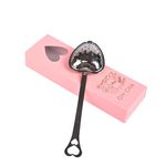 OH CHA - Tea Infuser, Stainless Steel - Heart Shaped | Tea Strainer for Everyday Use, Loose Leaf Tea | BPA Free, Durable | Used as Green Tea Infuser | Tea Filter, Tea Maker | 14cms