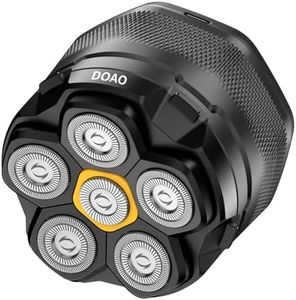 DOAO Head Shavers for Men, 2024 Upgraded Waterproof Cordless Head Shavers for Bald Men, 6D Flexible Head Electric Shaver with Magnetic Blade Head, Dry and Wet, USB-C Port (A6)