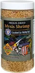 San Francisco Bay Brand Freeze-Dried Mysis Shrimp - Premium Fish Food, Tetra Fish Food, Tropical Fish Food - Ideal for Freshwater and Saltwater Fish, Cichlids, Angels, Seahorses - 3.56 oz (101g)