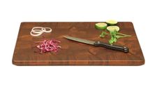 B STUDIO BY SR® Premium End Grain Wooden Chopping Board for Kitchen| Teakwood | Non-Slip Rubber feet | 15×11×1 inch | Vegetables, Meat, Cheese Cutting | Food Grade Finish | 1 Year Warranty