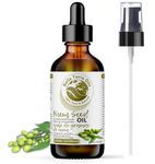 Neem Seed Oil. 120ml. Cold-pressed. Unrefined. 100% Pure. Chemical-free. Characteristic Odor. Natural Moisturizer. For Hair, Skin, Soapmaking.…