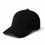 Lambs HAVN EMF-Proof Cap - Wavestopper™ Silver Tech - Blocks 99% of EMF from WiFi, 5G, Phones, Bluetooth - Faraday Hat, Soft, Breathable, Adjustable - Black, Unisex Design for All-Day Comfort., Black