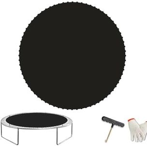 CIDNN Replacement Trampoline Mat, Heavy-Duty, UV-Resistant & Durable Bounce Pad for 15 ft Round Trampolines - Perfect for Safe & Fun Jumping (Fits 96 V-Hooks, 7" Springs, Spring Not Included)