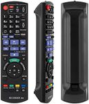 N2QAYB001077 Replacement Remote Control Fit for Panasonic BLU-RAY DISC & DVD Player and HDD Recorder DMRUBT1 DMRUBT1GL DMRUBT1GLK DMRHWT260 DMRHWT260GN DMRPWT560 DMRPWT560GN