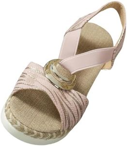 Sandals Womens Summer Dressy Embroidered Platform Sandals Strappy Wedge Boho Sandals Casual Womens Sandals Beach