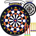 Doinkit Darts Double Sided XL Magnetic Dart Board with 6 Magnetic Darts