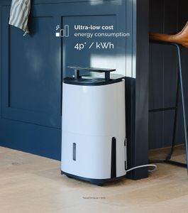 MeacoDry Arete One 10L Dehumidifier – Compact Home Moisture Removal