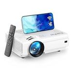 XuanPad Mini Projector, 2024 Upgraded WiFi Bluetooth Projector, Portable Projector HD 1080P Supported, Home Theater Video Projector Compatible with TV Stick/HDMI/USB/AV/Laptop/iPhone/Android