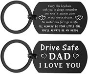 ENGZHI Drive Safe Dad Keychain, I L