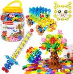 VIAHART Brain Flakes 500 Piece Interlocking Plastic Disc Set | A Creative and Educational Alternative to Building Blocks | Tested for Children's Safety | A Great STEM Toy for Both Boys and Girls!