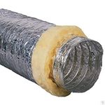 Swiftair Hydroponics Grow Room Flexible Acoustic Insulated Ducting 4" 5" 6" 5m 10m (6" 150mm 5m)