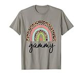 gammy Leopard Rainbow Mothers Day T