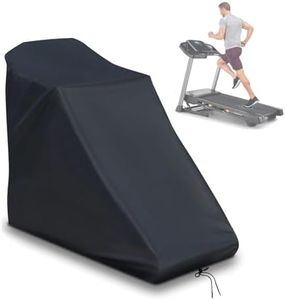 Aidetech Non-Folding Treadmill Cover, Upgrade Running Machine Cover, Dustproof Heavy-Duty Fitness Equipment Treadmill Protective Cover for Indoor & Outdoor (Black,78 x 37 x 59 inch)