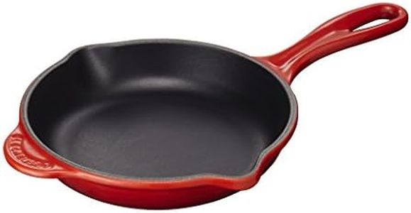 Le Creuset Enameled Cast-Iron 6-1/3-Inch Skillet with Iron Handle, Cherry