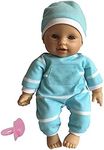 The New York Doll Collection 11 Inch/ 28cm Hispanic Soft Body Baby Doll in Gift Box (Bonus Dummy Included)