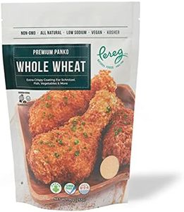 Bread Crumbs - Whole Wheat Premium Panko - 9 oz - Natural Grocery & Gourmet Foods - Low Sodium, Vegan, Kosher Certified & Non GMO